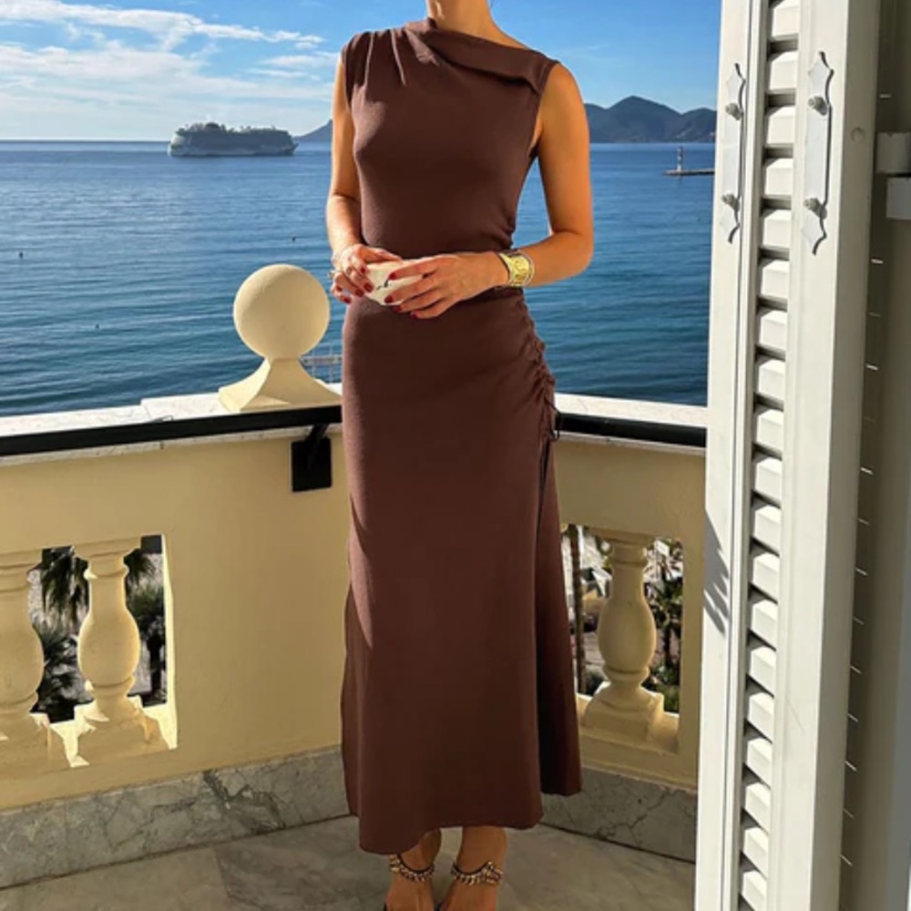 Lioness Original Sin Dress Midi Dress Chocolate